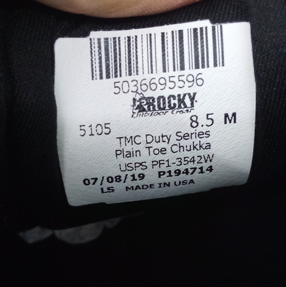 Women's Rocky 5105 Postal TMC Duty Boots 8.5 M USPS - Picture 5 of 13